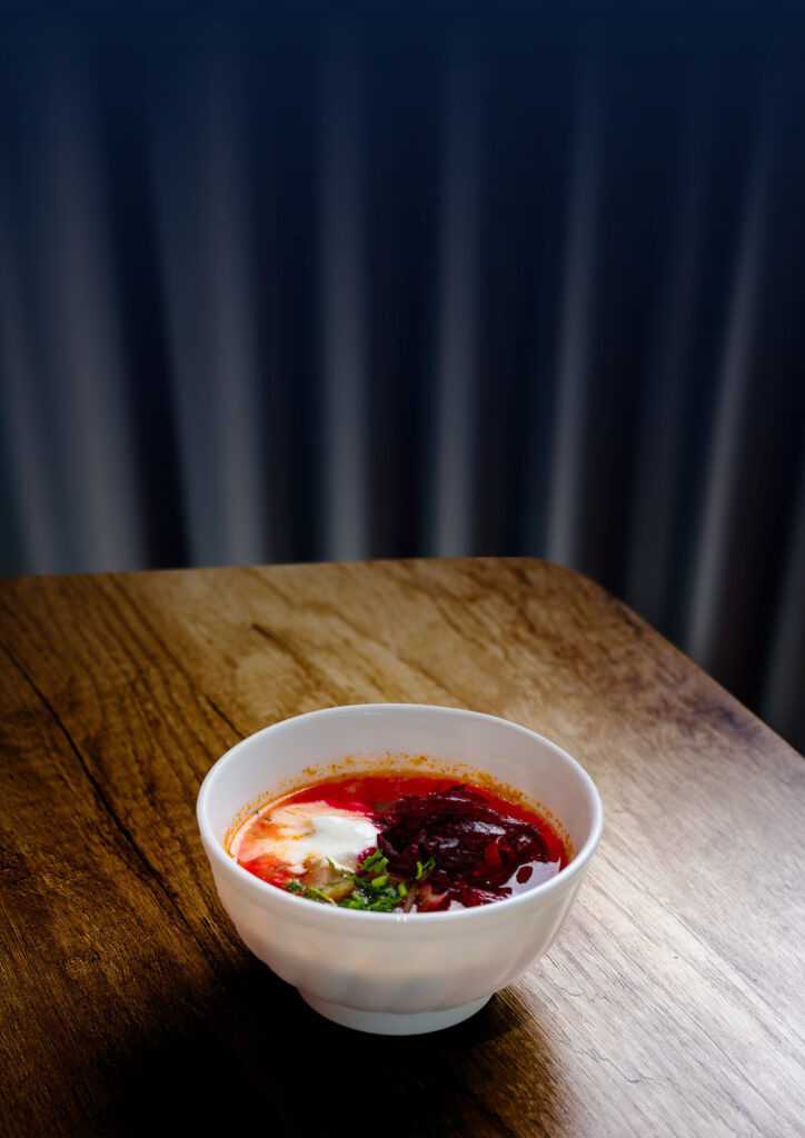BORSCHT WITH SOUR CREAM
