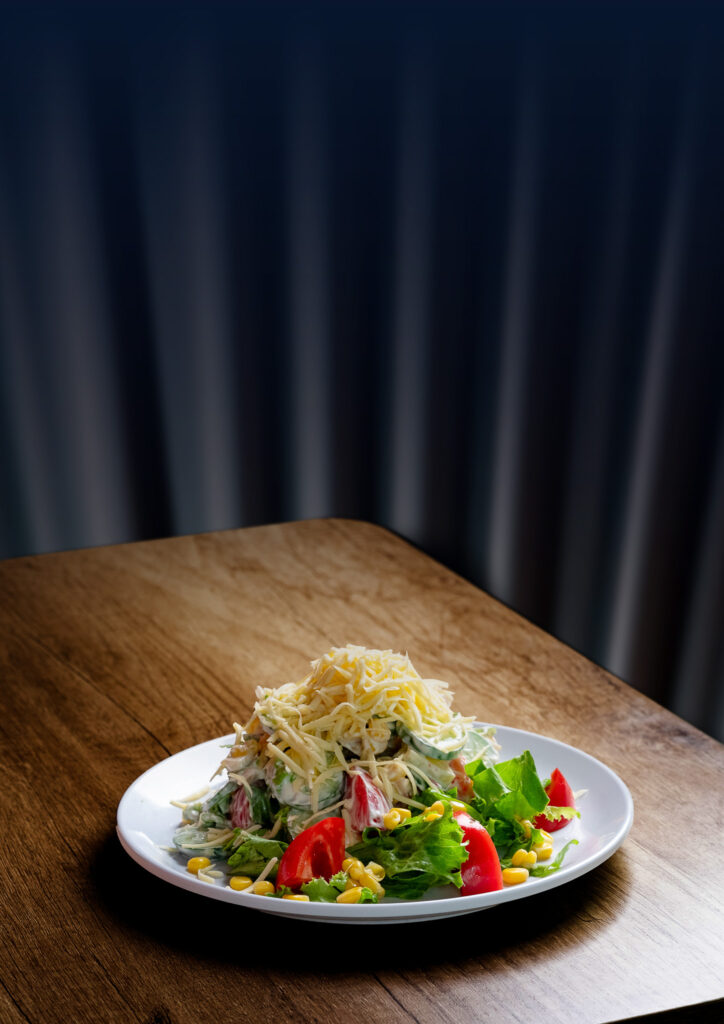 GARDEN SALAD WITH CHEESE