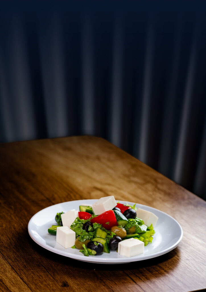 GREEK SALAD WITH OLIVES
